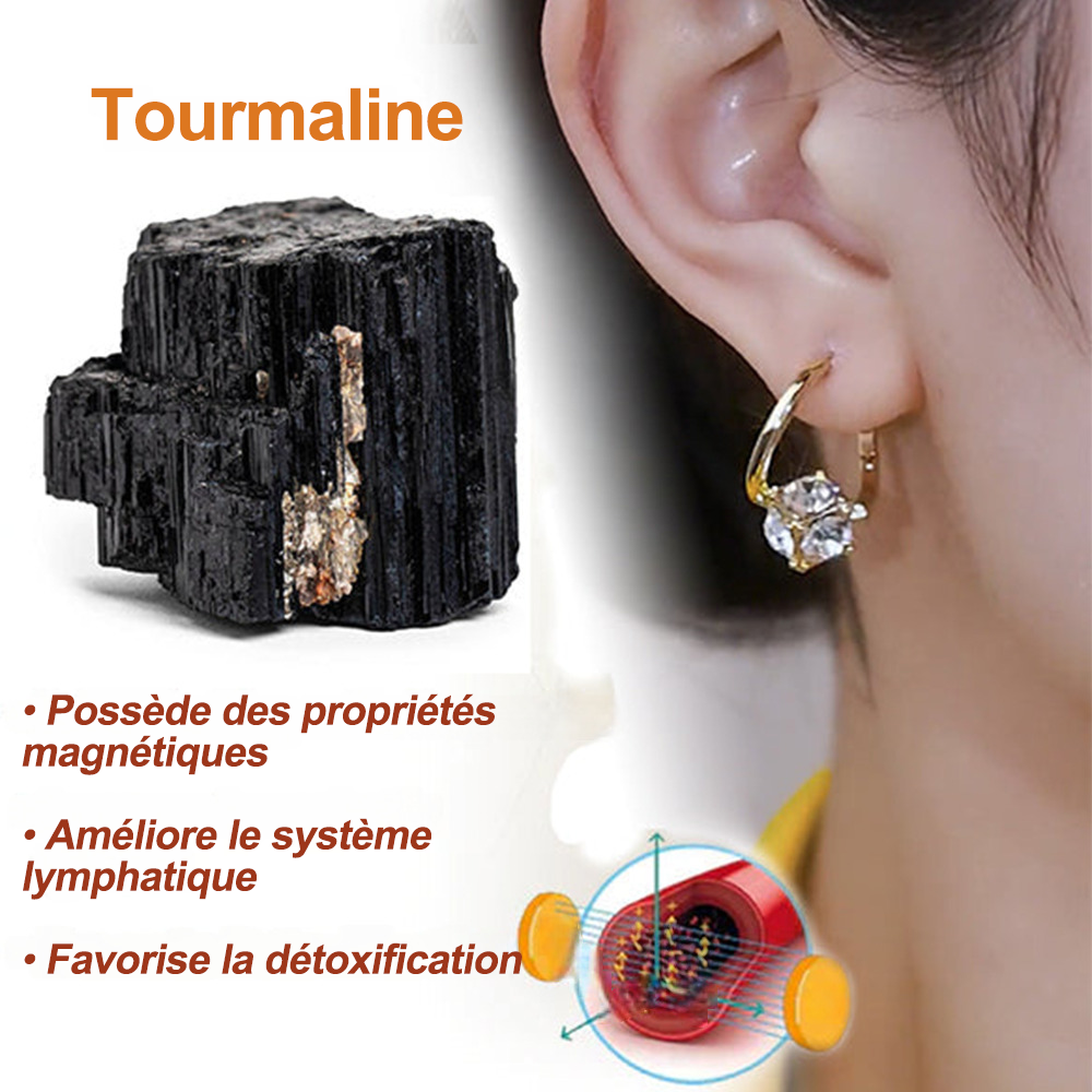 （🔥DERNIER JOUR – 80 % DE RÉDUCTION🔥) 🎉 CZTICLE® Lymphvity MagneTherapy Boucles d’oreilles en germanium (Une fois par jour, changements visibles en 7 jours) sensation plus légère, se sentir mieux au quotidien, plus de confiance dans ses vêtements🍃
