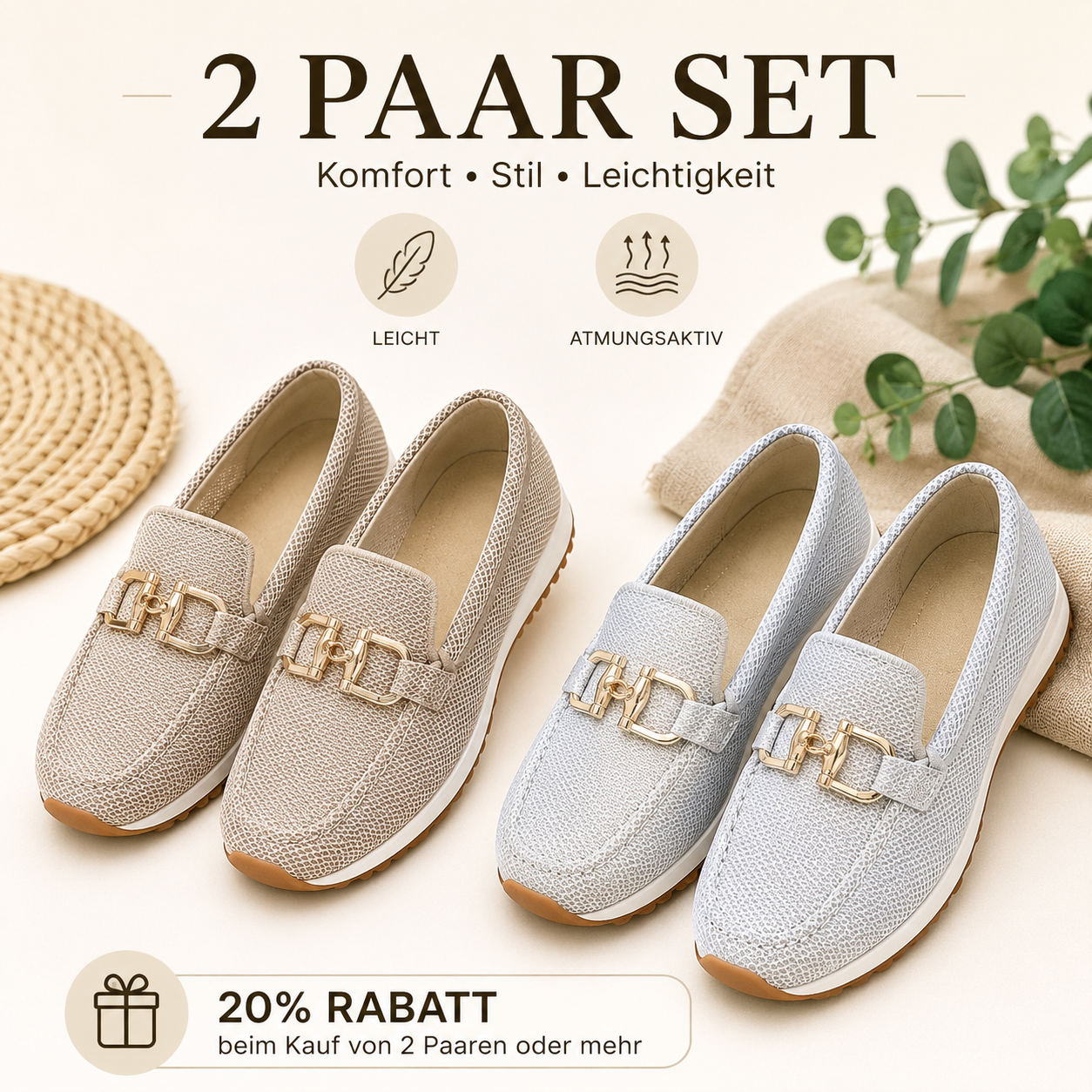 🔥 Bestseller 2026 🏆  Bequeme Loafer mit Fußgewölbeunterstützung 👟 𝐋𝐄𝐓𝐙𝐓𝐄𝐑 𝐓𝐀𝐆: 𝟖𝟎 % 𝐑𝐀𝐁𝐀𝐓𝐓