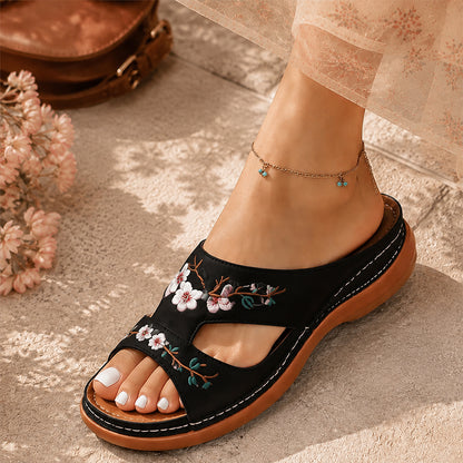 🌸 LETZTER TAG-80 % RABATT ⚡ Bequeme Damen-Sandalen mit Metallschnalle & weicher Sohle