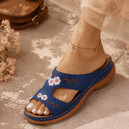 🌸 LETZTER TAG-80 % RABATT ⚡ Bequeme Damen-Sandalen mit Metallschnalle & weicher Sohle