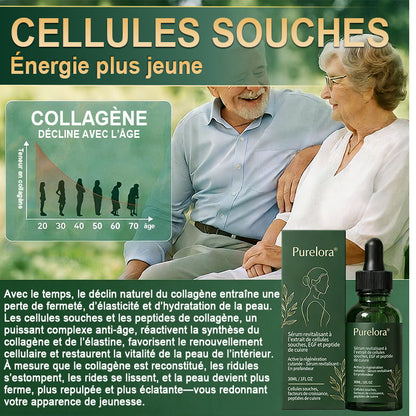 💖 Changez de l’intérieur vers l’extérieur | ✨ Purelora® Sérum Activateur EGF & Peptides de Cuivre dérivés de cellules souches (Active intensément le renouvellement cutané pour une peau plus ferme et plus lisse)