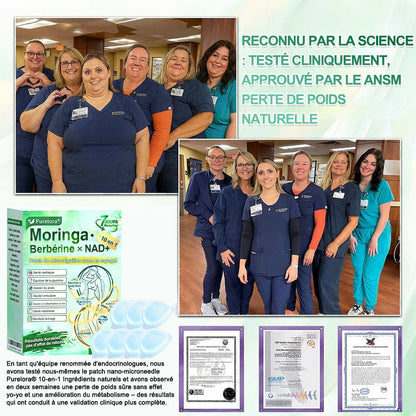 💖𝑷𝒉𝒂𝒓𝒎𝒂𝒄𝒊𝒆 𝑶𝒇𝒇𝒊𝒄𝒊𝒆𝒍𝒍𝒆💖 | Purelora® Moringa · Berbérine Patch 10-en-1 aux Nano-Micro-Aiguilles et Cryo-Gel ✅ Soutien Cryo-Métabolique : Cristallise les graisses, raffermit la peau et élimine l'œdème instantanément.
