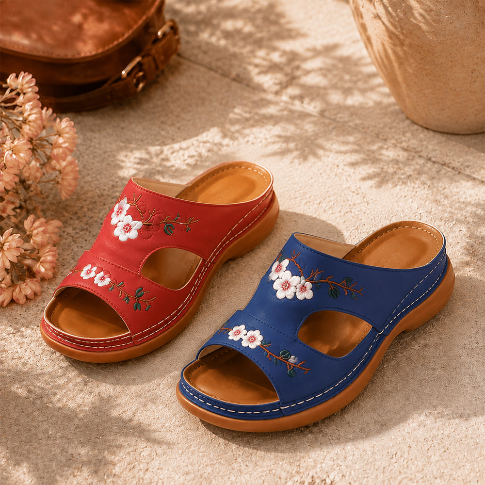🌸 LETZTER TAG-80 % RABATT ⚡ Bequeme Damen-Sandalen mit Metallschnalle & weicher Sohle