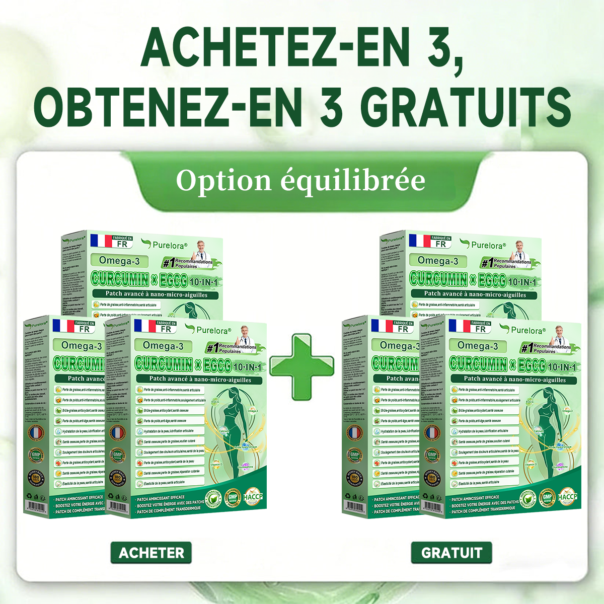 🔥 Nouveauté | Patch nano-micro-aiguilles Purelora® à la berbérine, au vinaigre de cidre de pomme et à l’EGCG 10-en-1 : brûle les graisses tenaces • lisse les rides • favorise le confort articulaire. Chaque patch agit — résultats visibles dès 7 jours.