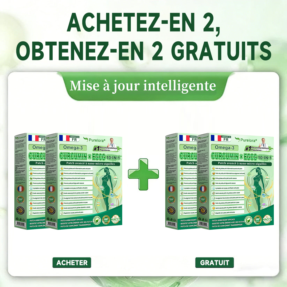 🔥 Nouveauté | Patch nano-micro-aiguilles Purelora® à la berbérine, au vinaigre de cidre de pomme et à l’EGCG 10-en-1 : brûle les graisses tenaces • lisse les rides • favorise le confort articulaire. Chaque patch agit — résultats visibles dès 7 jours.