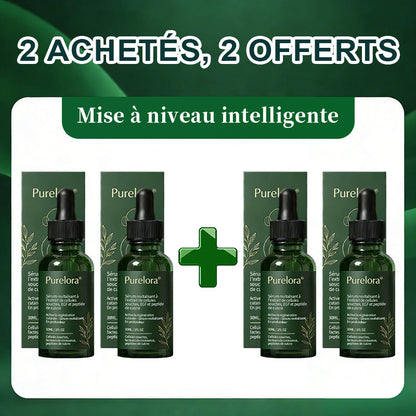 💖 Changez de l’intérieur vers l’extérieur | ✨ Purelora® Sérum Activateur EGF & Peptides de Cuivre dérivés de cellules souches (Active intensément le renouvellement cutané pour une peau plus ferme et plus lisse)