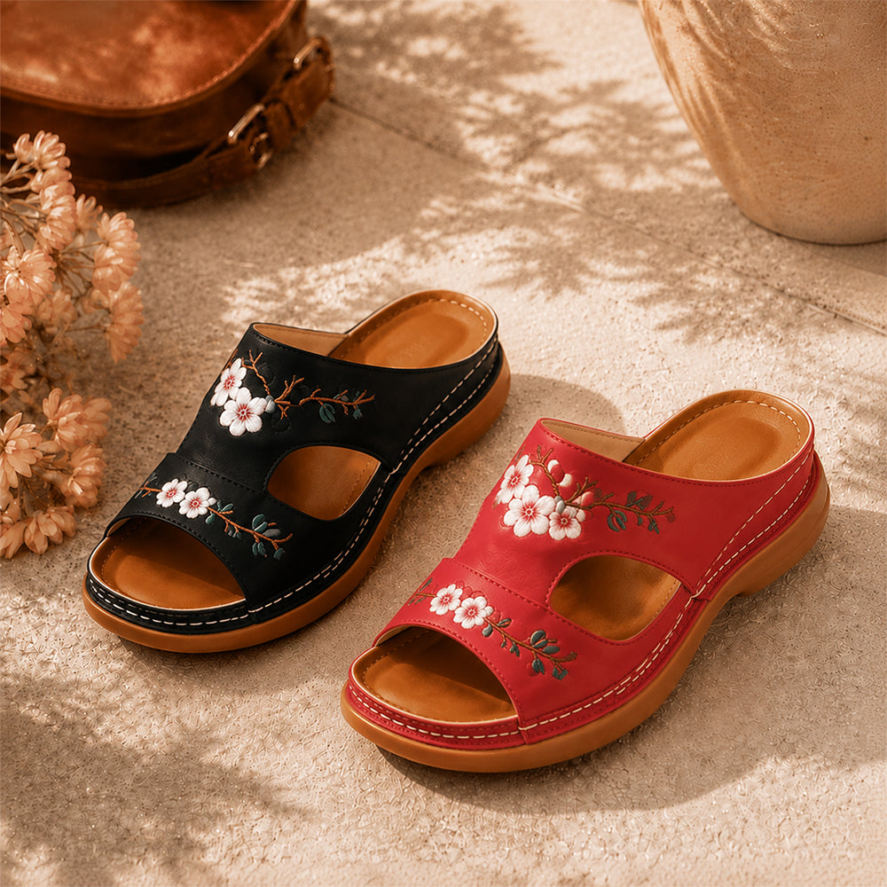 🌸 LETZTER TAG-80 % RABATT ⚡ Bequeme Damen-Sandalen mit Metallschnalle & weicher Sohle