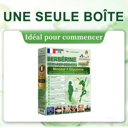 🔥 Patch Minceur Curalona® aux Nano-aiguilles de Phosphore Noir — Formule 12-en-1 (avec Berbérine + NMN + Vinaigre de cidre) | Stimule la combustion des graisses et stabilise la glycémie | Observez la transformation en seulement 7 jours
