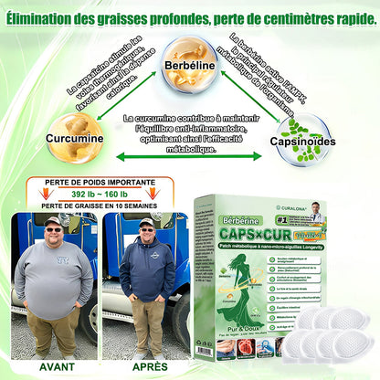 🔥 Nouveauté | Curalona® Patch Microneedle 10-en-1 – Berbérine & NAD+ pour le métabolisme, Bakuchiol pour la peau, Boswellia pour les articulations – Patch jour & nuit – 7 patchs – Résultats visibles en 7 jours