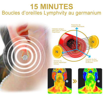 (🔥DERNIER JOUR DE PROMO - 80 % DE RÉDUCTION🔥) CZTICLE® Boucles d'oreilles Lymphvity MagneTherapy au germanium(Une fois par jour, changements visibles en 7 jours) sensation plus légère, se sentir mieux au quotidien, plus de confiance dans ses vêtements🍃