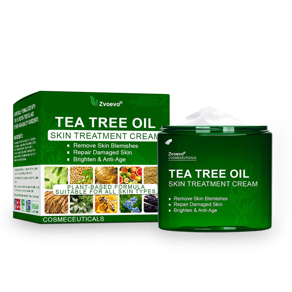 ✅Crème de soin Celsiora® à l'huile d'arbre à thé : élimine les imperfections, répare la peau abîmée, illumine le teint et offre une action anti-âge ❤️‍🔥