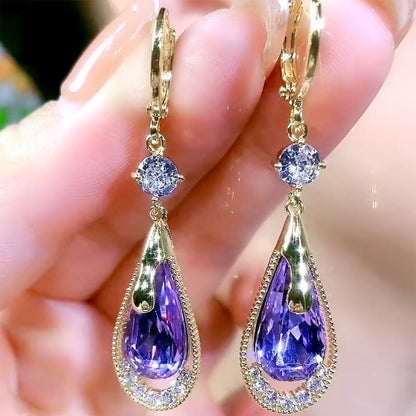 (🔥DERNIER JOUR DES SOLDES – JUSQU’À -80 %🔥) 🎉 CZTICLE® Boucles d’oreilles goutte en germanium