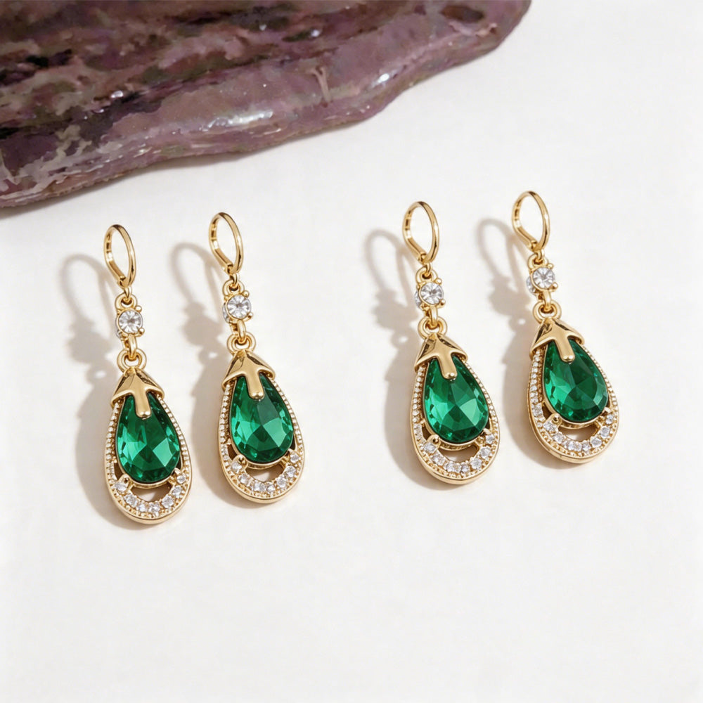 (🔥DERNIER JOUR DES SOLDES – JUSQU’À -80 %🔥) 🎉 CZTICLE® Boucles d’oreilles goutte en germanium