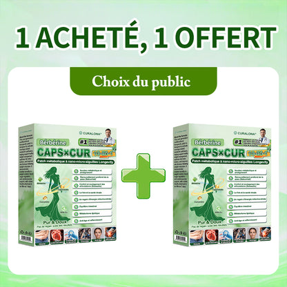 🔥 Nouveauté | Curalona® Patch Microneedle 10-en-1 – Berbérine & NAD+ pour le métabolisme, Bakuchiol pour la peau, Boswellia pour les articulations – Patch jour & nuit – 7 patchs – Résultats visibles en 7 jours