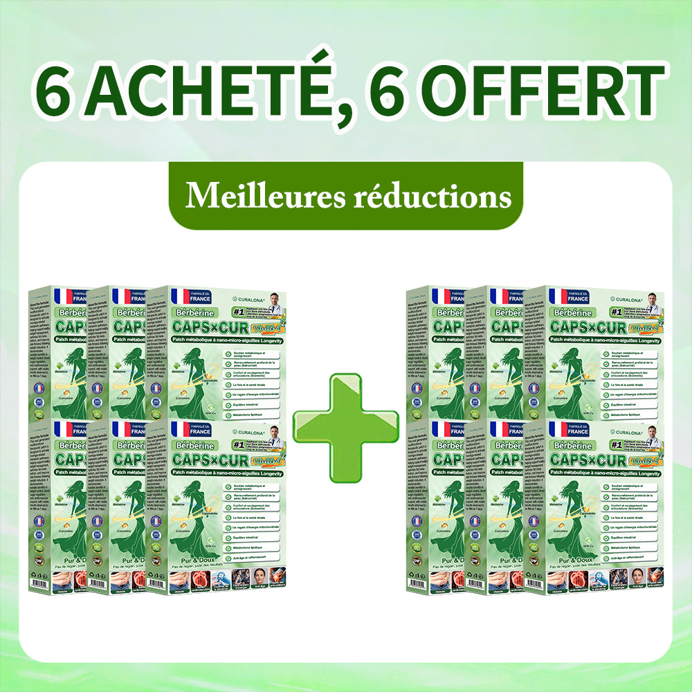 🔥 Nouveauté | 🎉 Curalona® Patch Microneedle 10-en-1 – Berbérine & NAD+ pour le métabolisme, Bakuchiol pour la peau, Boswellia pour les articulations – Patch jour & nuit – 7 patchs – Résultats visibles en 7 jours