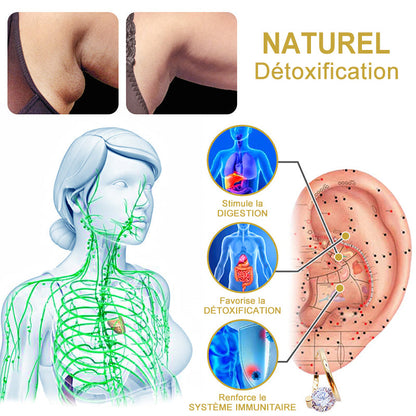 (🔥DERNIER JOUR DE PROMO - 80 % DE RÉDUCTION🔥) 🎉 CZTICLE® Boucles d'oreilles Lymphvity MagneTherapy au germanium(Une fois par jour, changements visibles en 7 jours) sensation plus légère, se sentir mieux au quotidien, plus de confiance dans ses vêtements🍃
