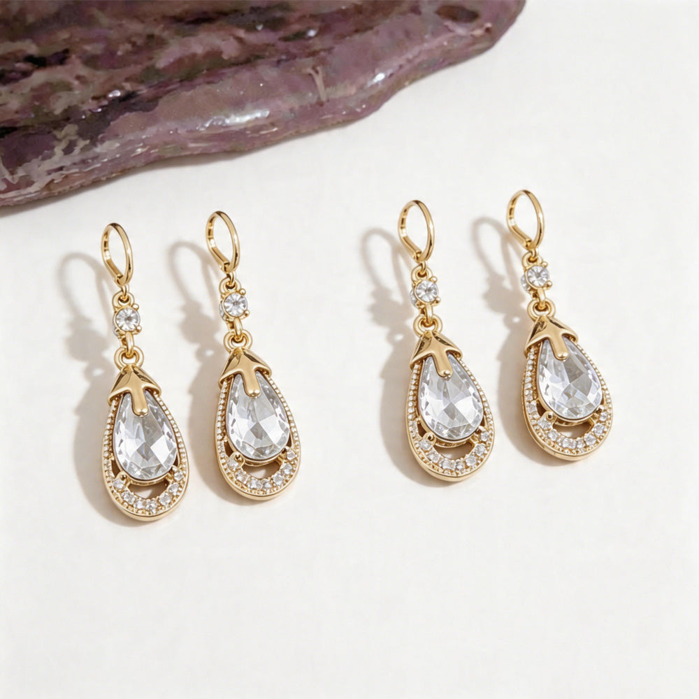 (🔥DERNIER JOUR DES SOLDES – JUSQU’À -80 %🔥) 🎉 CZTICLE® Boucles d’oreilles goutte en germanium