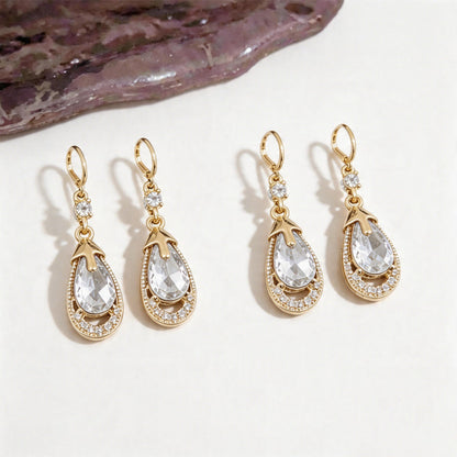 (🔥DERNIER JOUR DES SOLDES – JUSQU’À -80 %🔥) 🎉 CZTICLE® Boucles d’oreilles goutte en germanium