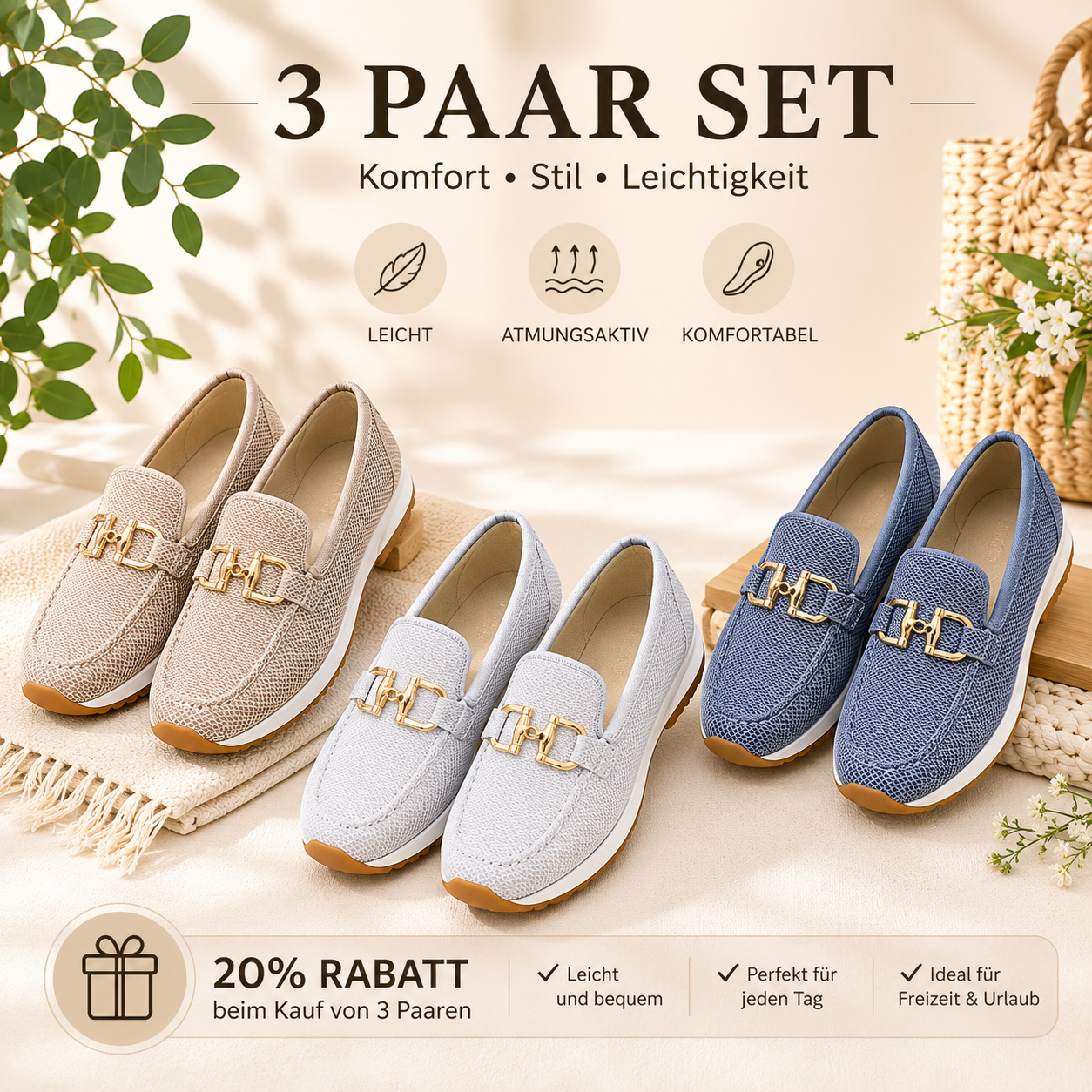 🔥 Bestseller 2026 🏆  Bequeme Loafer mit Fußgewölbeunterstützung 👟 𝐋𝐄𝐓𝐙𝐓𝐄𝐑 𝐓𝐀𝐆: 𝟖𝟎 % 𝐑𝐀𝐁𝐀𝐓𝐓