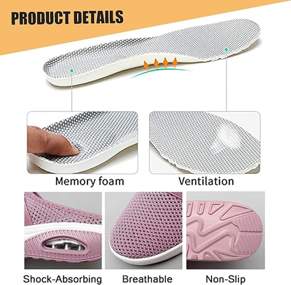 ⚡️DERNIER JOUR DES SOLDES ⚡️– 80 % DE RÉDUCTION Chaussures de marche slip-on à coussin d’air BQODQO® avec soutien de la voûte plantaire pour femmes