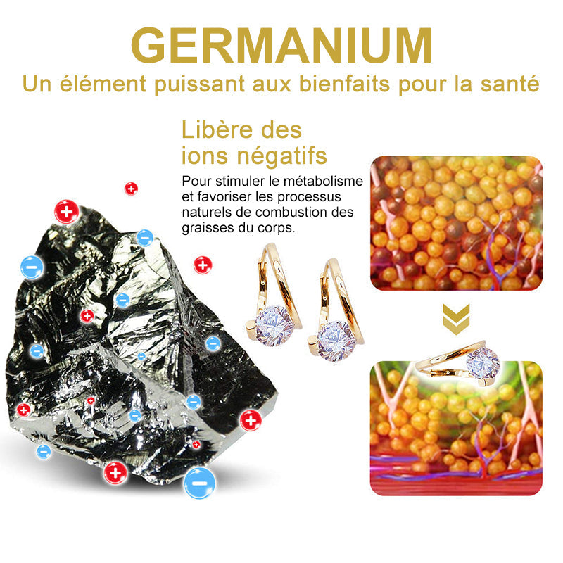 (🔥DERNIER JOUR DE PROMO - 80 % DE RÉDUCTION🔥) CZTICLE® Boucles d'oreilles Lymphvity MagneTherapy au germanium(Une fois par jour, changements visibles en 7 jours) sensation plus légère, se sentir mieux au quotidien, plus de confiance dans ses vêtements🍃