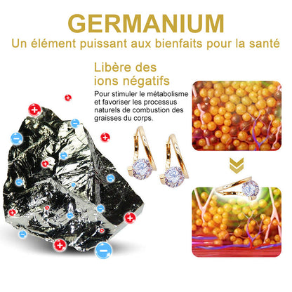 (🔥DERNIER JOUR DE PROMO - 80 % DE RÉDUCTION🔥) CZTICLE® Boucles d'oreilles Lymphvity MagneTherapy au germanium(Une fois par jour, changements visibles en 7 jours) sensation plus légère, se sentir mieux au quotidien, plus de confiance dans ses vêtements🍃