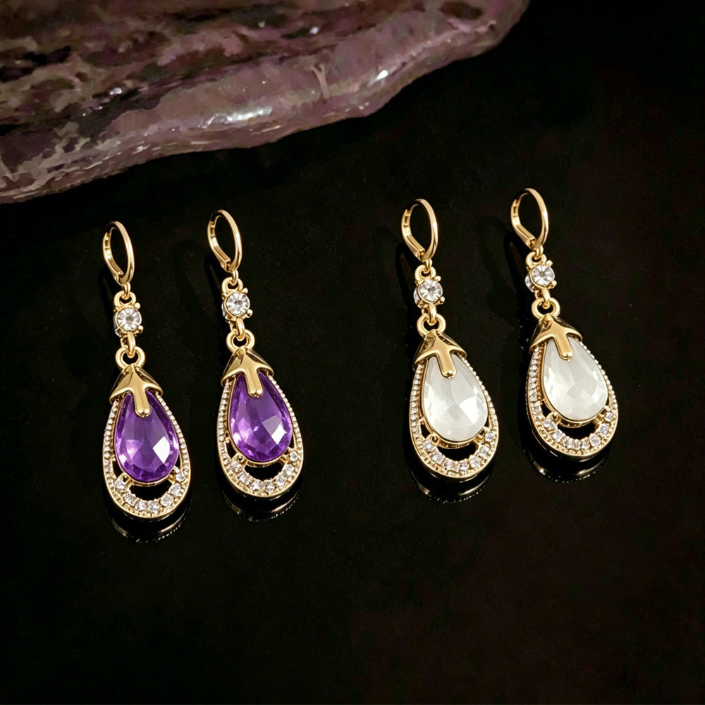 (🔥DERNIER JOUR DES SOLDES – JUSQU’À -80 %🔥) 🎉 CZTICLE® Boucles d’oreilles goutte en germanium