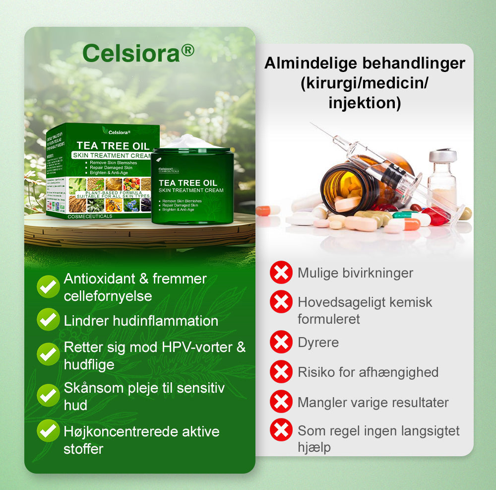 ✅Crème de soin Celsiora® à l'huile d'arbre à thé : élimine les imperfections, répare la peau abîmée, illumine le teint et offre une action anti-âge ❤️‍🔥