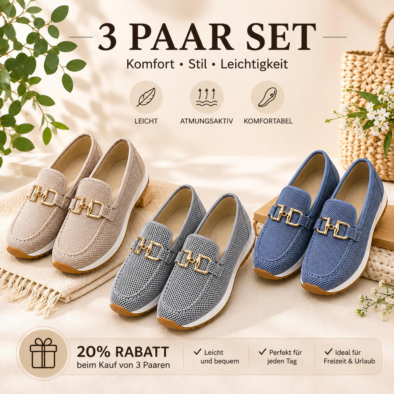 🔥 Bestseller 2026 🏆  Bequeme Loafer mit Fußgewölbeunterstützung 👟 𝐋𝐄𝐓𝐙𝐓𝐄𝐑 𝐓𝐀𝐆: 𝟖𝟎 % 𝐑𝐀𝐁𝐀𝐓𝐓