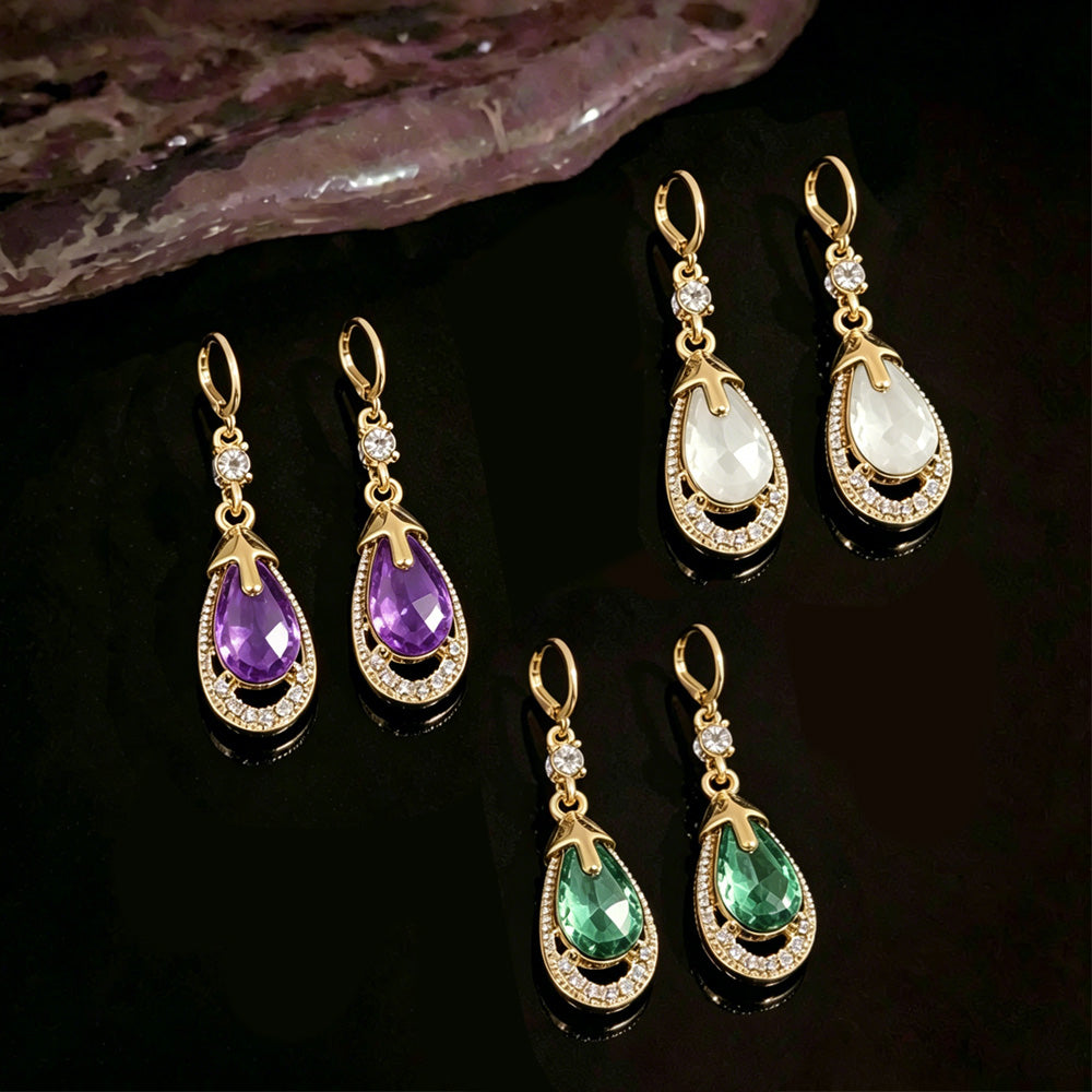 (🔥DERNIER JOUR DES SOLDES – JUSQU’À -80 %🔥) 🎉 CZTICLE® Boucles d’oreilles goutte en germanium