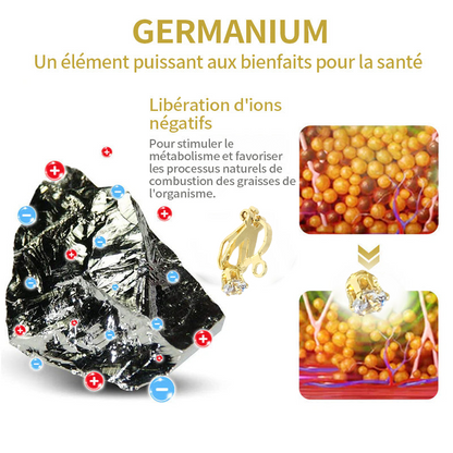(🌟DERNIER JOUR – 80 % DE RÉDUCTION🌟)  Boucles d'oreilles CZTICLE® Lymphvity MagneTherapy au germanium
