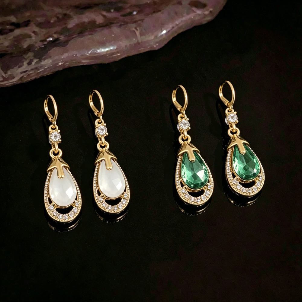 (🔥DERNIER JOUR DES SOLDES – JUSQU’À -80 %🔥) 🎉 CZTICLE® Boucles d’oreilles goutte en germanium