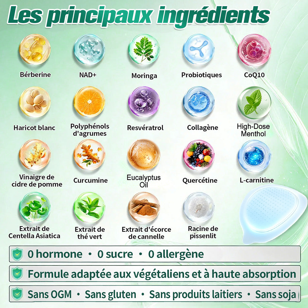 💖𝑷𝒉𝒂𝒓𝒎𝒂𝒄𝒊𝒆 𝑶𝒇𝒇𝒊𝒄𝒊𝒆𝒍𝒍𝒆💖 | Purelora® Moringa · Berbérine Patch 10-en-1 aux Nano-Micro-Aiguilles et Cryo-Gel ✅ Soutien Cryo-Métabolique : Cristallise les graisses, raffermit la peau et élimine l'œdème instantanément.