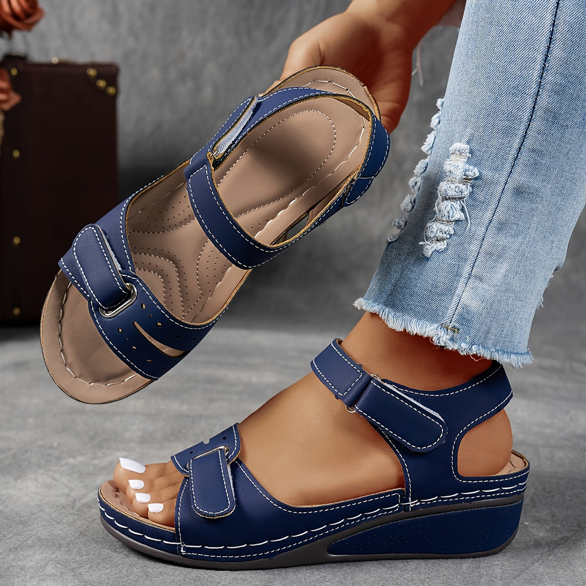 ⚡ BQODQO | Sandale de Confort Élégante avec Semelle Orthopédique