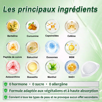 🔥 Nouveauté | Curalona® Patch Microneedle 10-en-1 – Berbérine & NAD+ pour le métabolisme, Bakuchiol pour la peau, Boswellia pour les articulations – Patch jour & nuit – 7 patchs – Résultats visibles en 7 jours