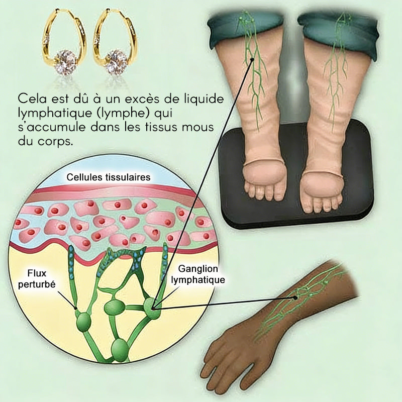 (🔥DERNIER JOUR DE PROMO - 80 % DE RÉDUCTION🔥) 🎉 CZTICLE® Boucles d'oreilles Lymphvity MagneTherapy au germanium(Une fois par jour, changements visibles en 7 jours) sensation plus légère, se sentir mieux au quotidien, plus de confiance dans ses vêtements🍃