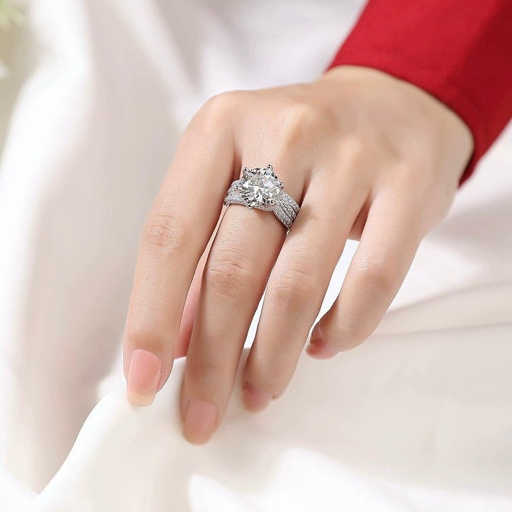 (🔥DERNIER JOUR – 80 % DE RÉDUCTION🔥)丨CZTICLE™💍Bague Diamant Moissanite Magnetology | Profitez des bienfaits de la thérapie magnétique, du titane et du moissanite pour améliorer le bien-être, la circulation sanguine et la combustion des graisses.