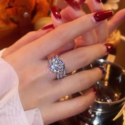 (🔥DERNIER JOUR – 80 % DE RÉDUCTION🔥)丨CZTICLE™💍Bague Diamant Moissanite Magnetology | Profitez des bienfaits de la thérapie magnétique, du titane et du moissanite pour améliorer le bien-être, la circulation sanguine et la combustion des graisses.