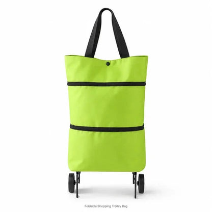 🛍️ 80% DE RÉDUCTION ! 🌿 Sac à Provisions Pliable Écologique 2-en-1 – Avec Roues Antidérapantes Silencieuses & Tissu Oxford Imperméable – Idéal pour les Courses, les Voyages et le Camping 👜