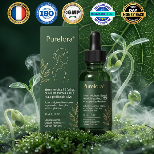 💖Change from the inside out | Purelora® Stem Cell–Derived EGF & Copper Peptide Activating Serum  (Deeply activates skin renewal from within for firmer, smoother-looking skin)